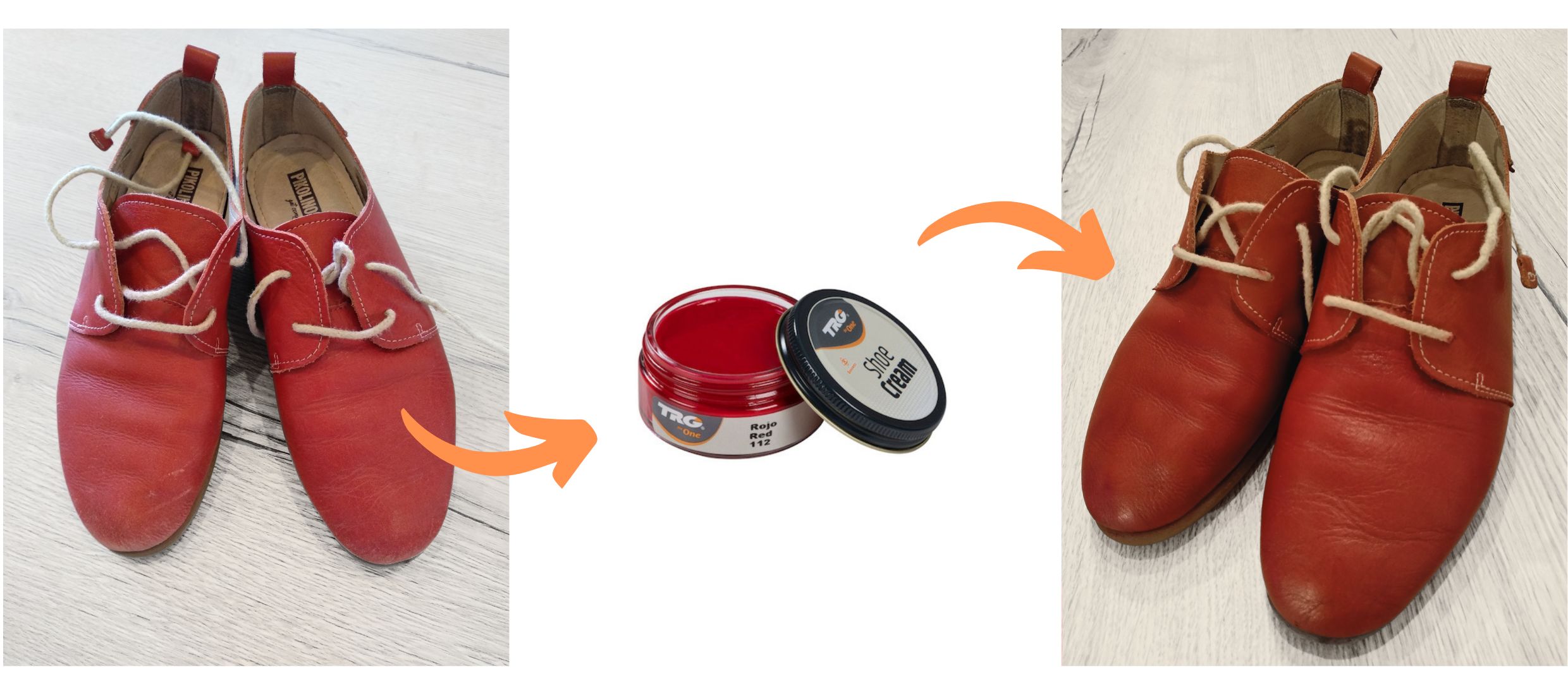 Czerwona Pasta do butów Shoe Cream TRG Red 112-2